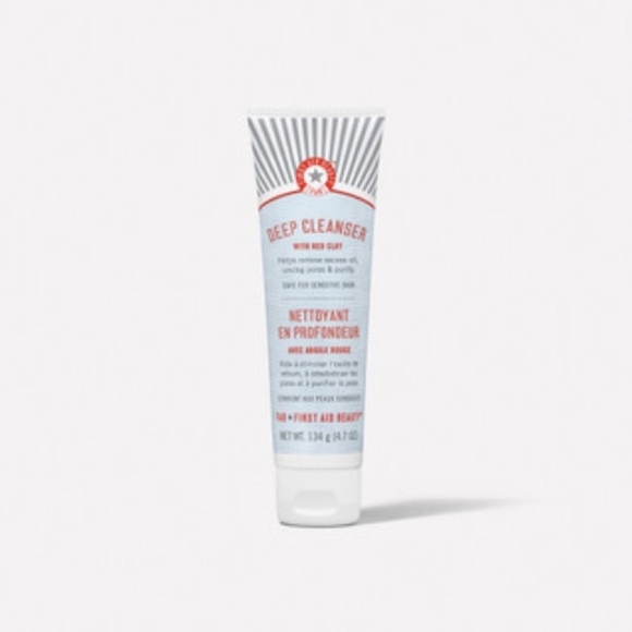 NWT First Aid Beauty Deep Cleanser With Red Clay Full Size - Picture 2 of 3